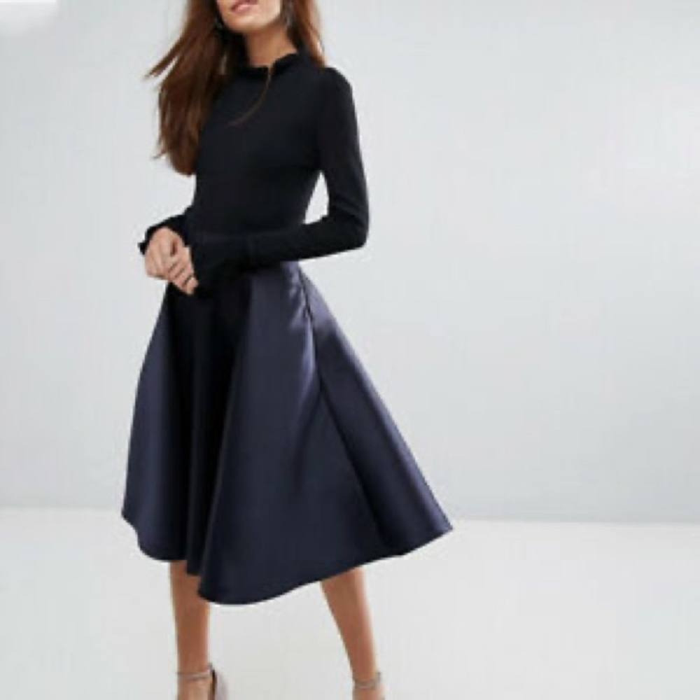 Ted Baker Zadi Knitted Bodice Frill Cuffed…